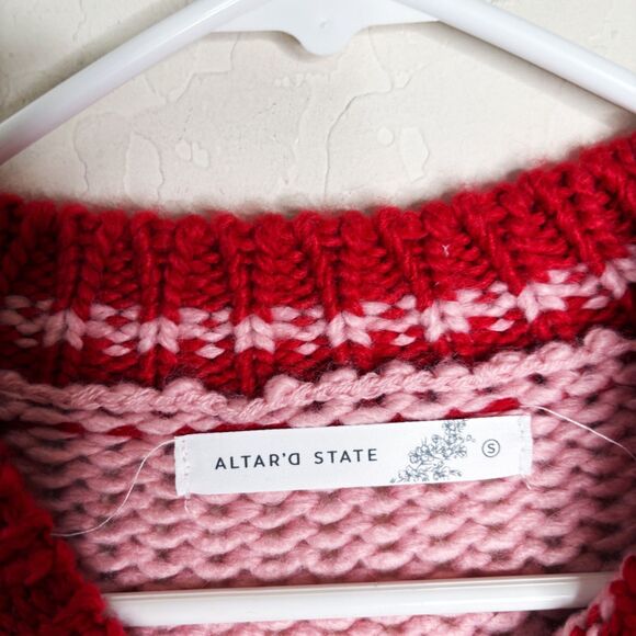 Altar'd State Cherry Knit Sweater - Picture 2 of 6